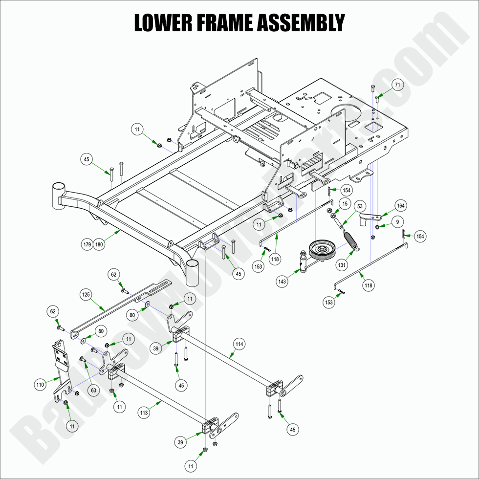 2022 MZ & MZ Magnum - Lower Frame Assembly